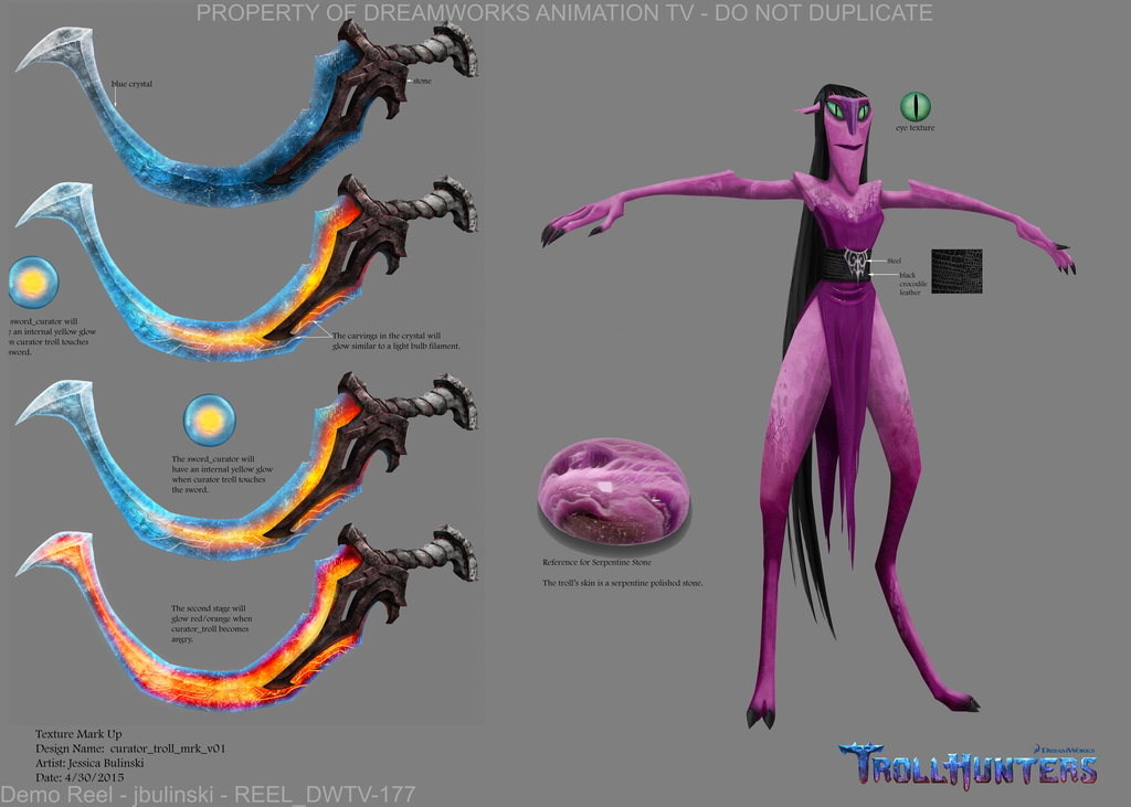 Visual Effects, Color, and Texture Design — Trollhunters: Tales Of Arcadia