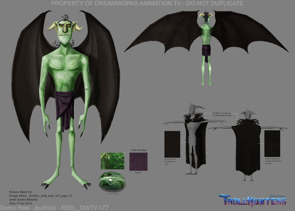 Color and Texture Design — Trollhunters: Tales Of Arcadia