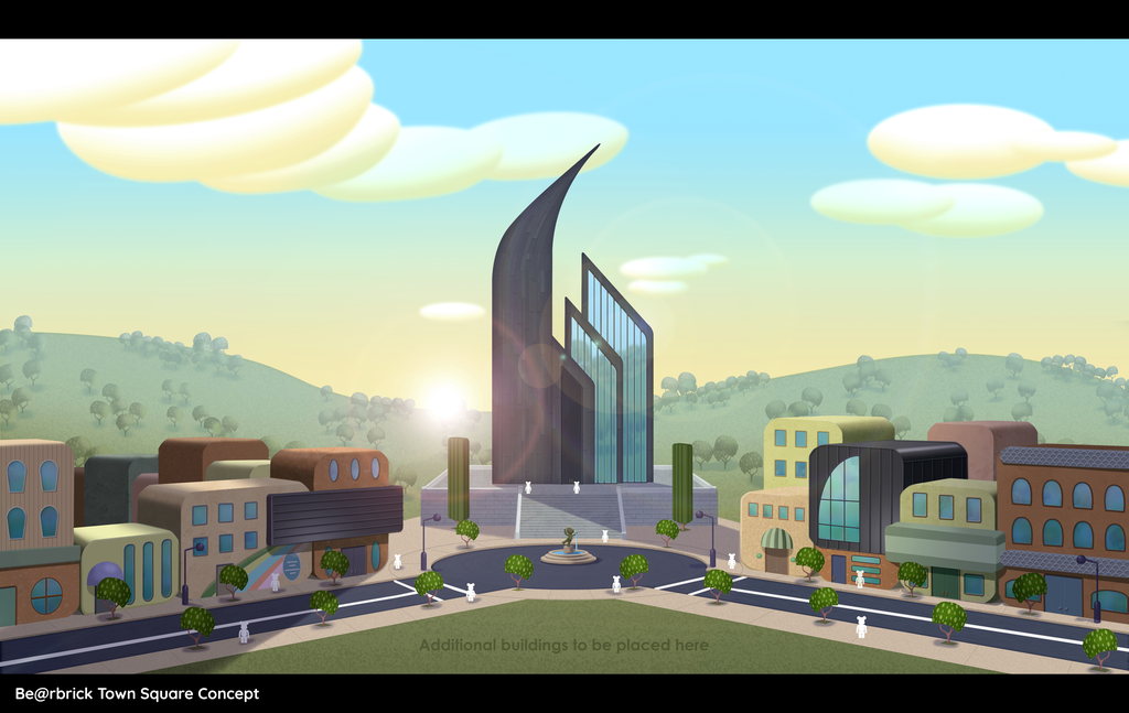 Town Square Design — Visual Development