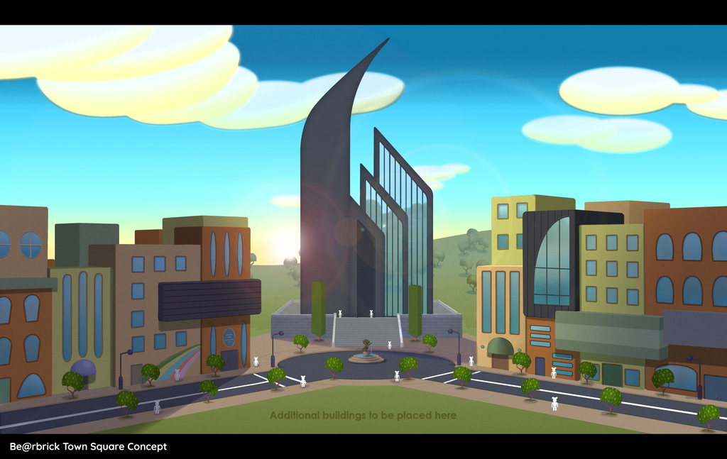 Town Square Design — Visual Development